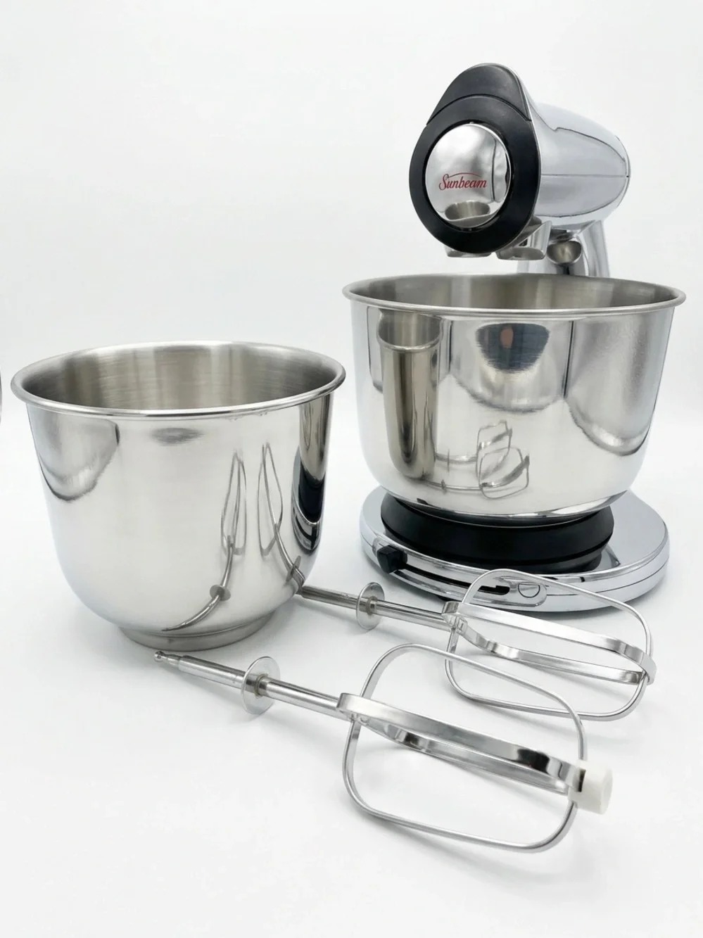 Sunbeam Mixmaster Chrome Stand Mixer - Chrome & Black